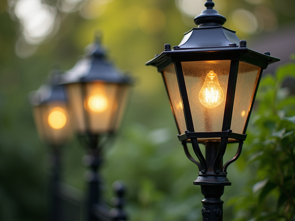 Garden light fixture — solar monument light