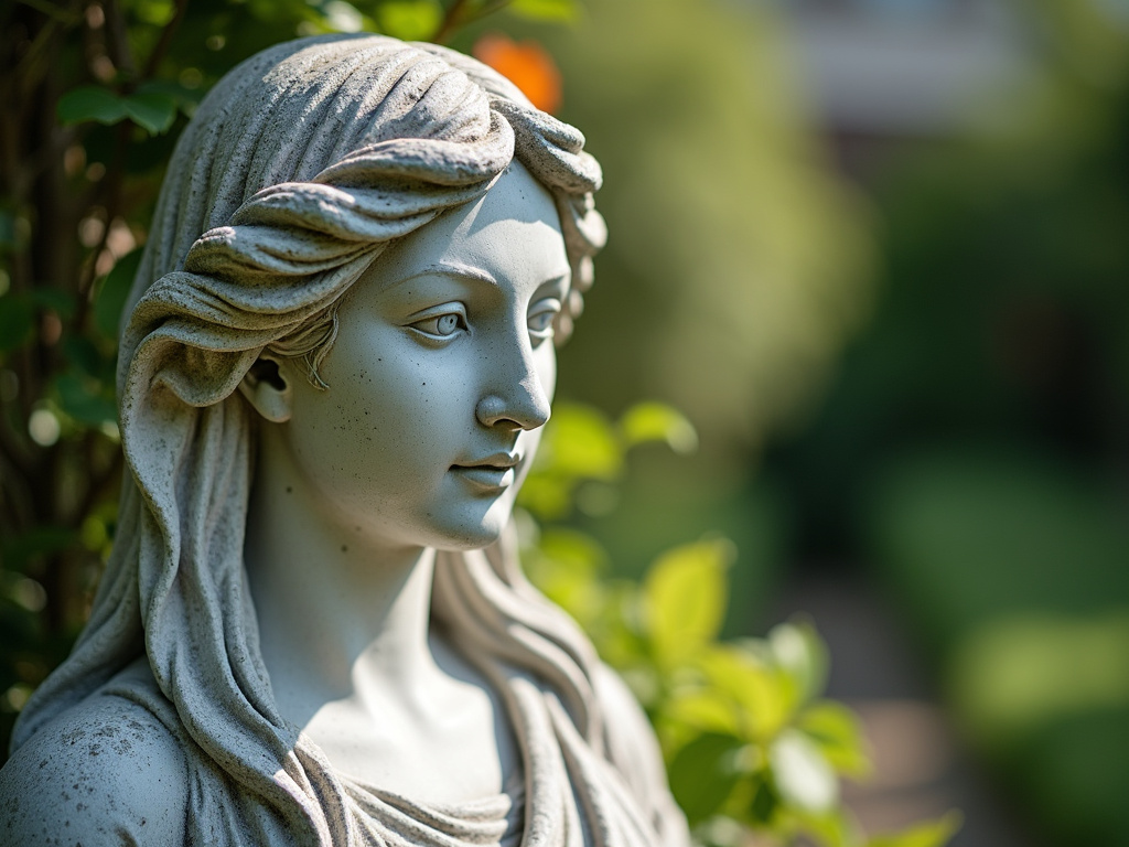 Garden statue — solar monument light