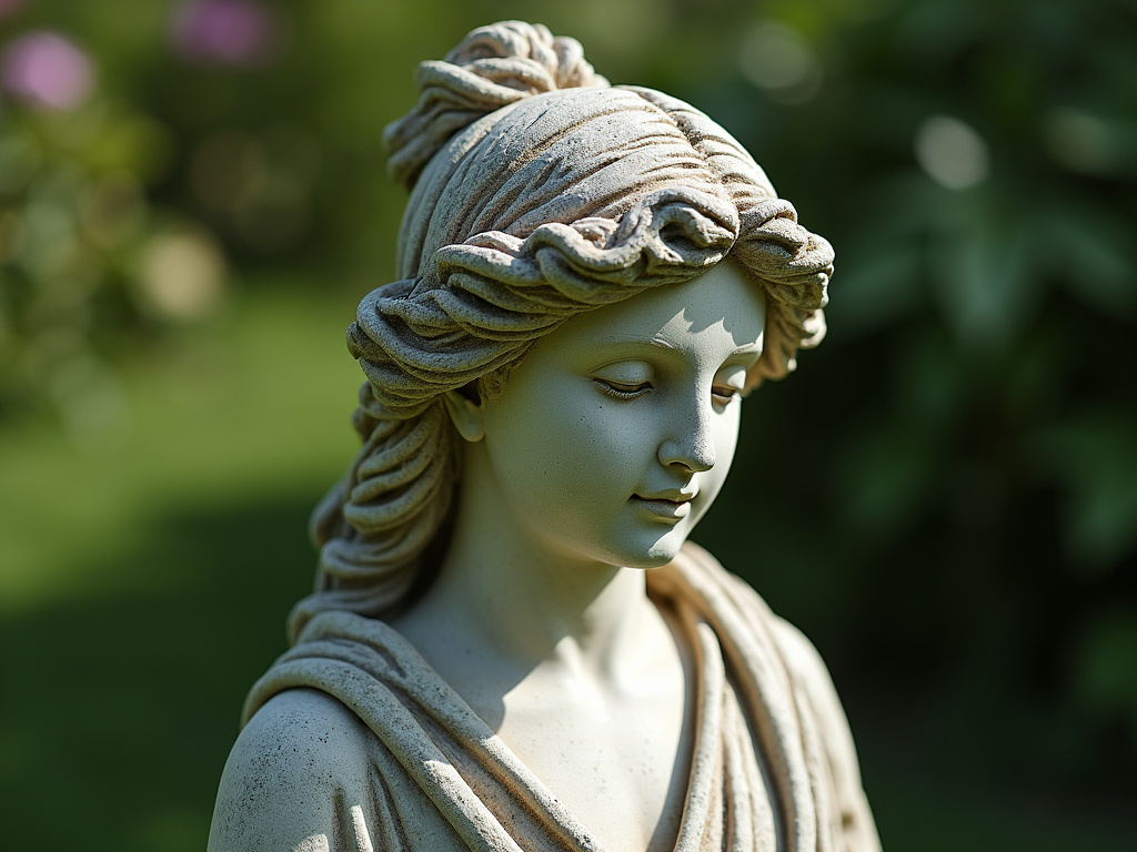 Garden statue — solar monument light