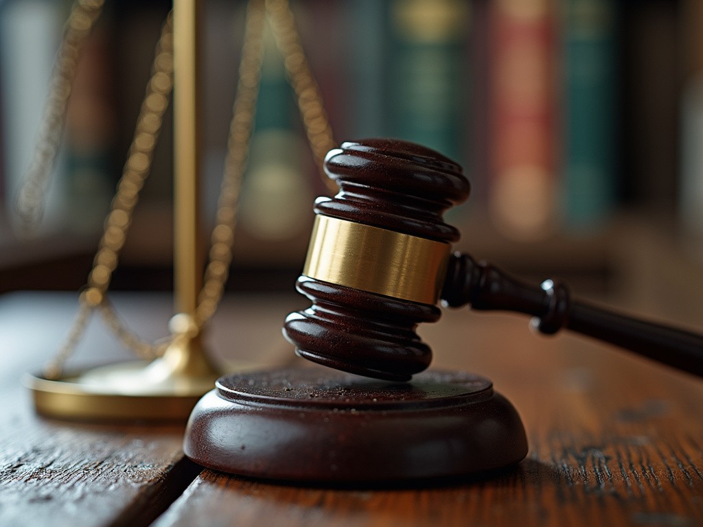 Gavel and scales — car accident lawyer phoenix