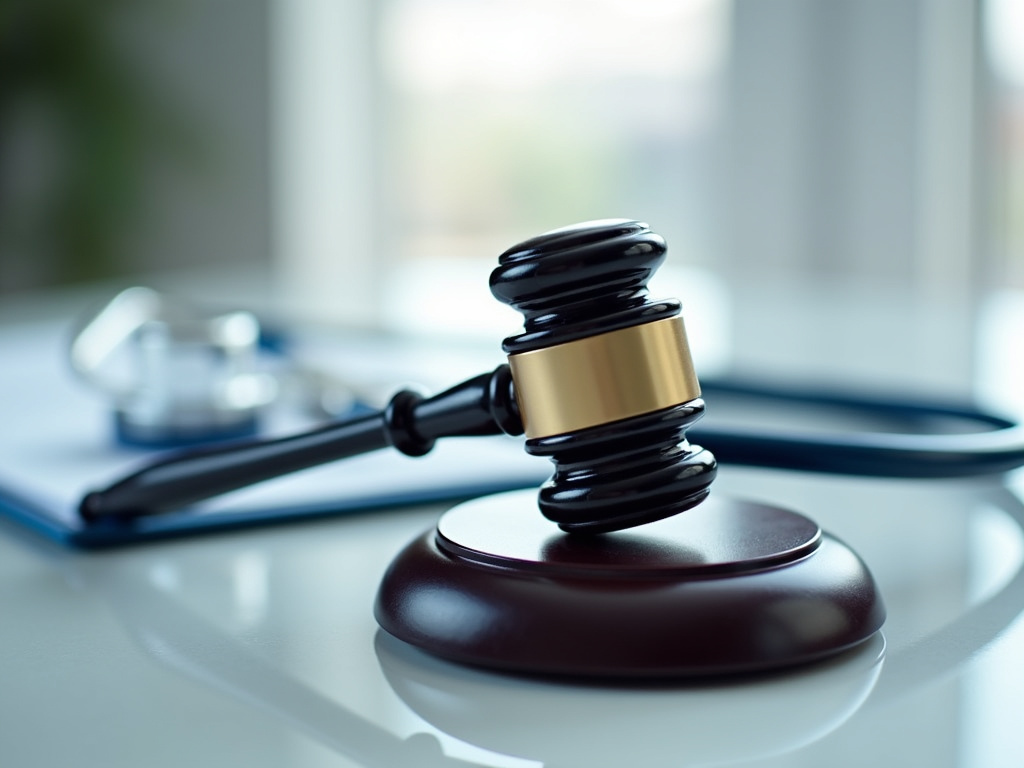 Gavel and stethoscope — serious injury lawyer phoenix