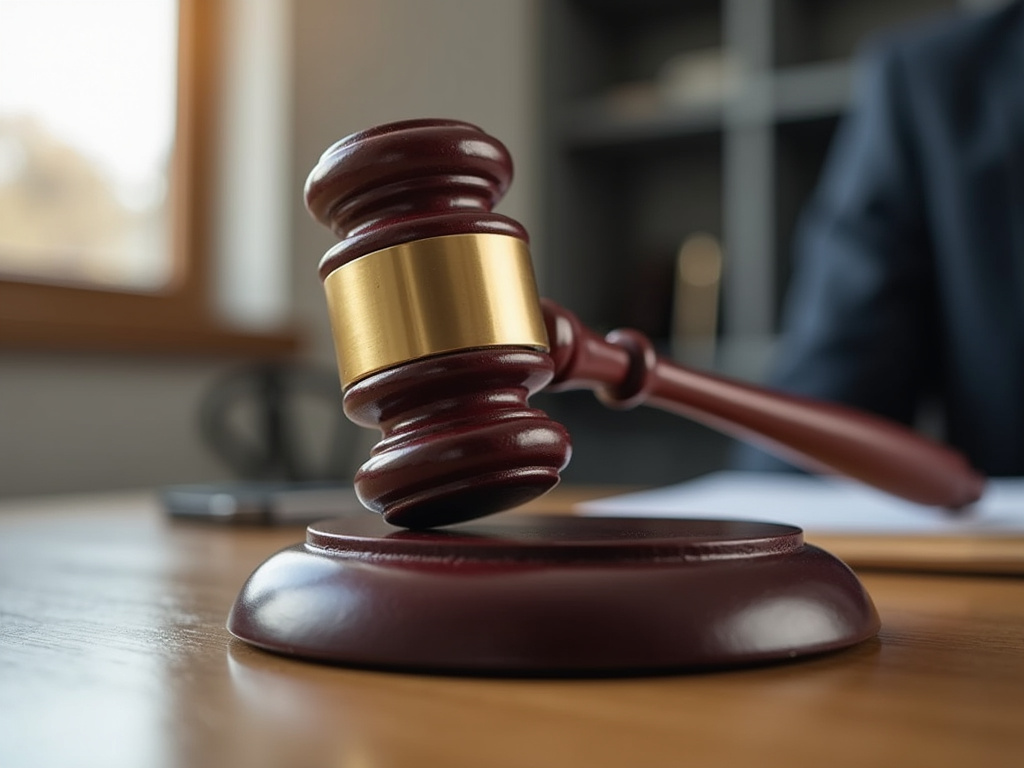 Gavel on desk — car accident lawyer phoenix