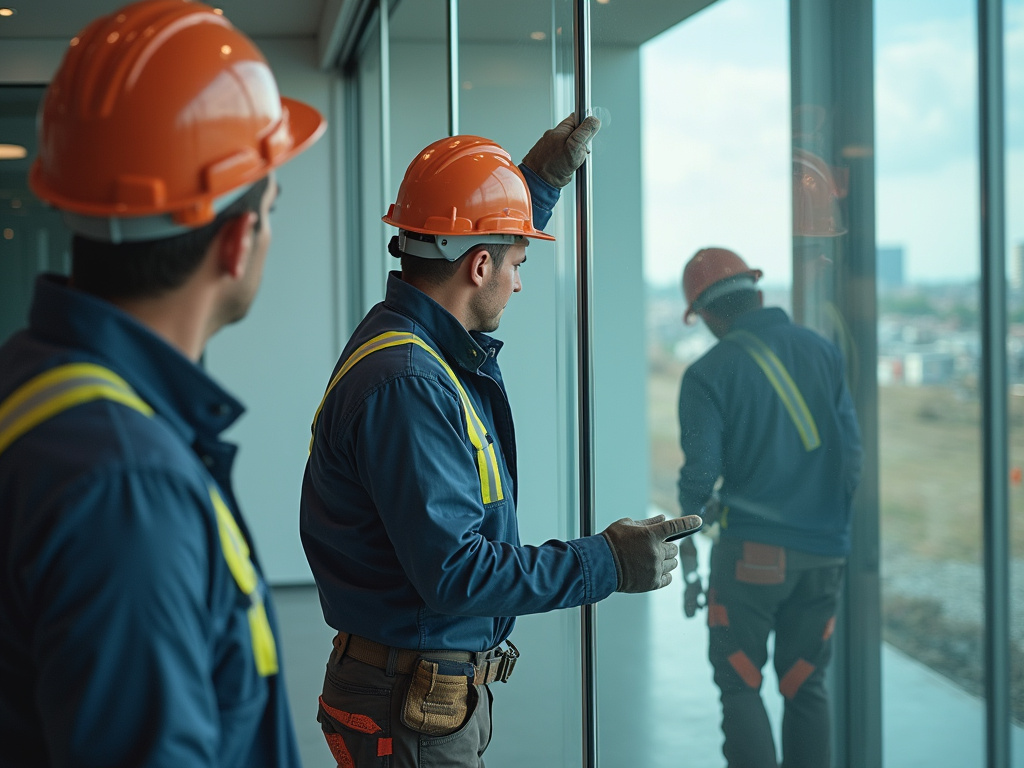 Glass installation crew — impact windows and doors palm beach gardens fl