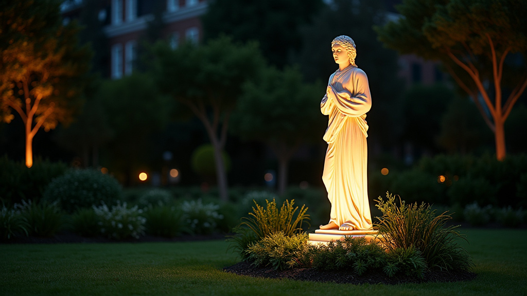 Illuminating Public Spaces with Solar Monument Lights