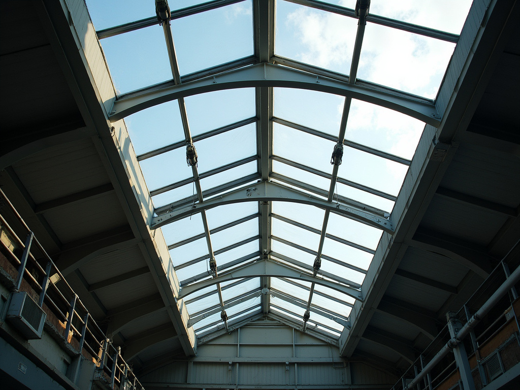 Industrial skylights — warehouse solar lighting