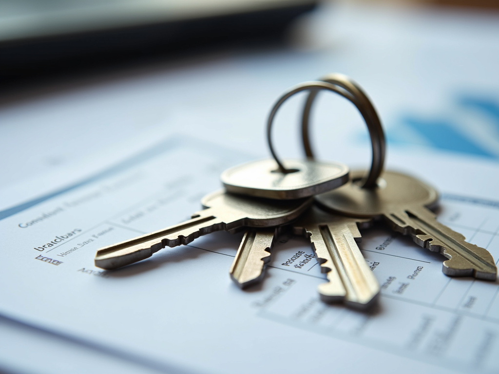Keys on paperwork — title loans massachusetts