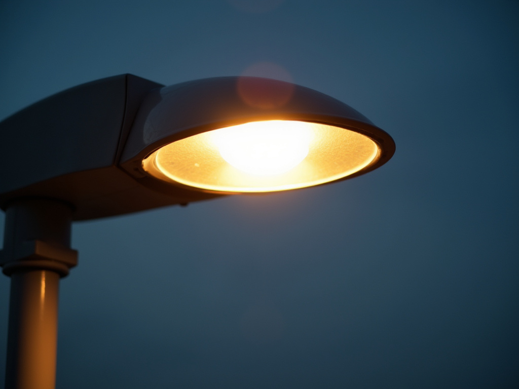 Led lamp post — off-grid infrastructure lighting