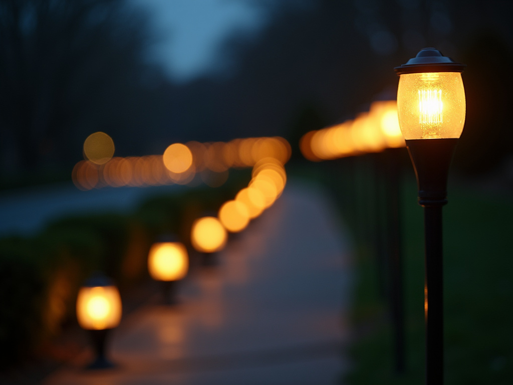 Led pathway lights — off-grid infrastructure lighting