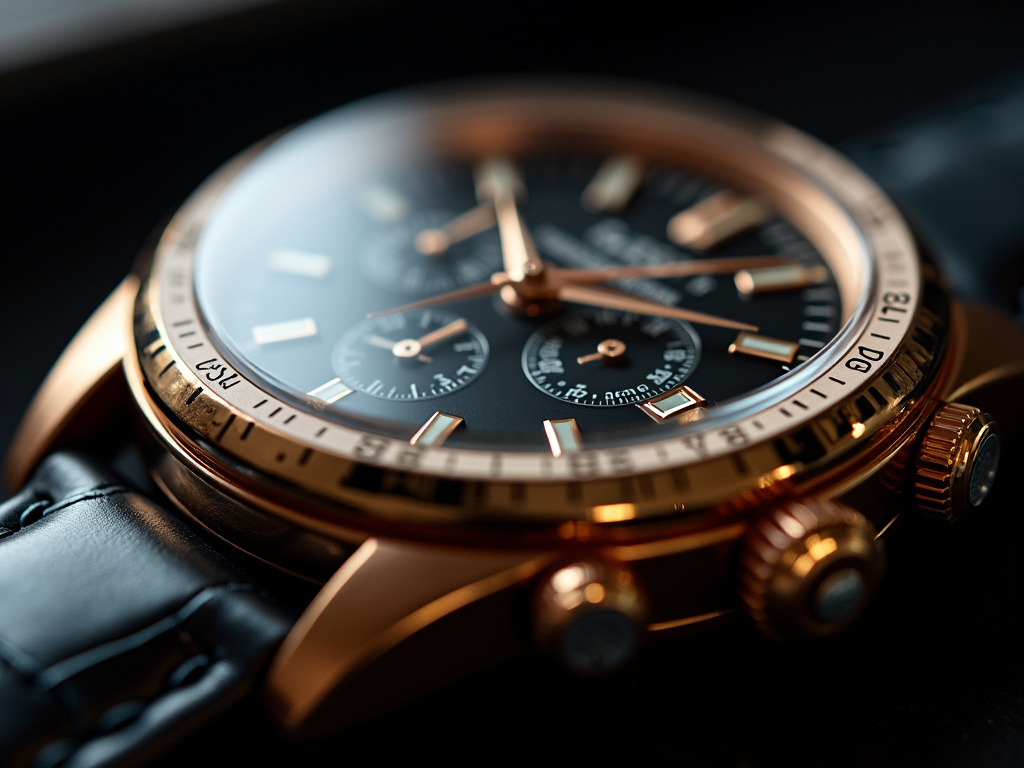 Luxury watch closeup — hublot watches