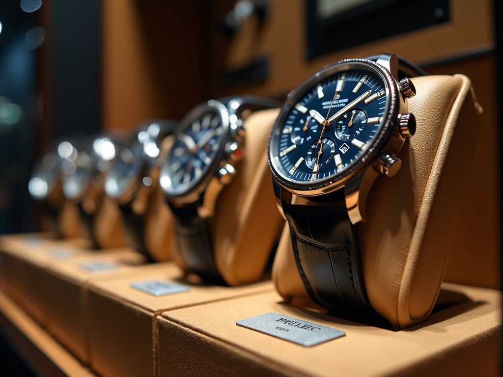 Luxury watch display — cartier watches
