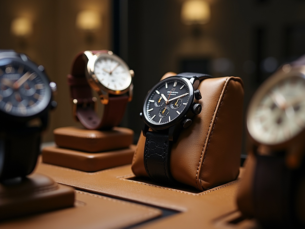 Luxury watch display — iwc schaffhausen watches