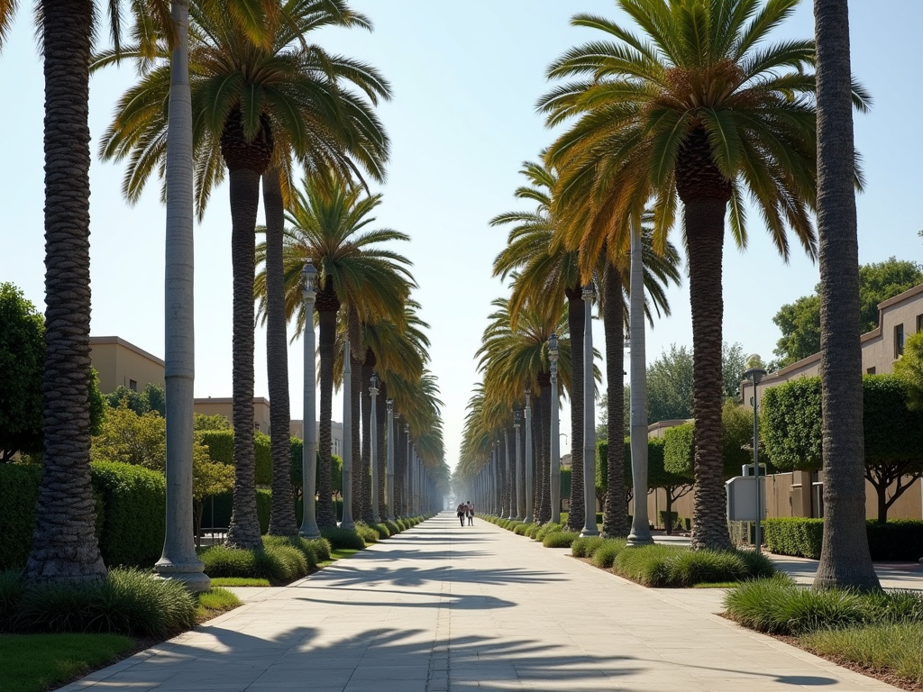 Palm trees street — impact windows and doors palm beach gardens fl