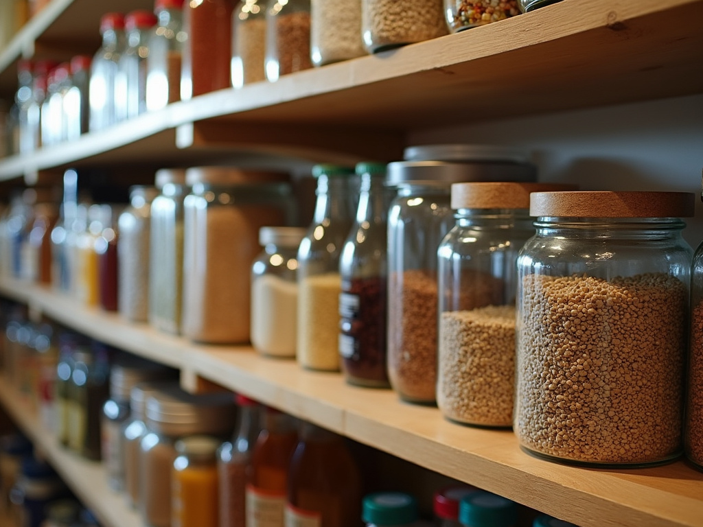 Pantry shelves — home organization in Tucson