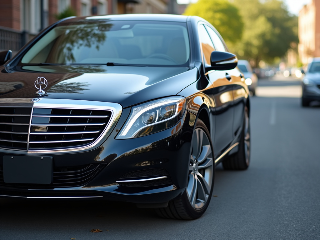 Parked sedan — title loans colorado