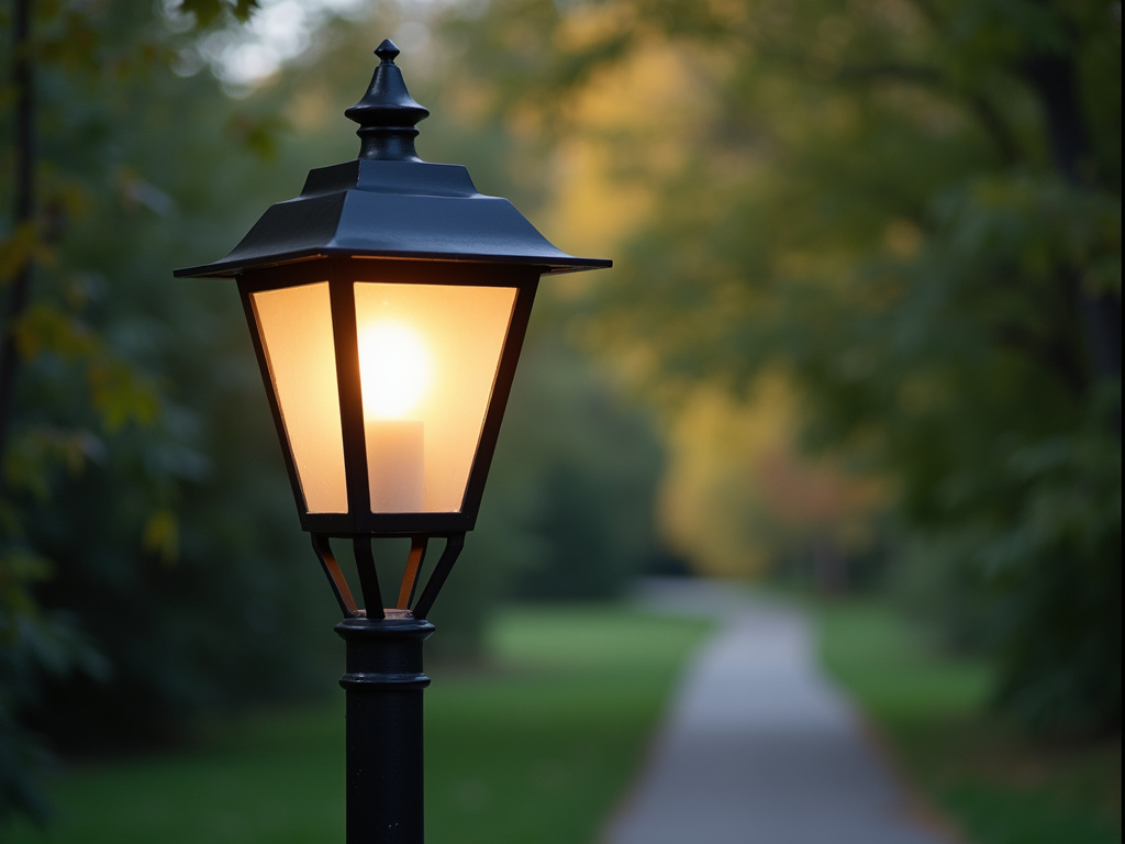 Pathway lamp post — solar lighting systems