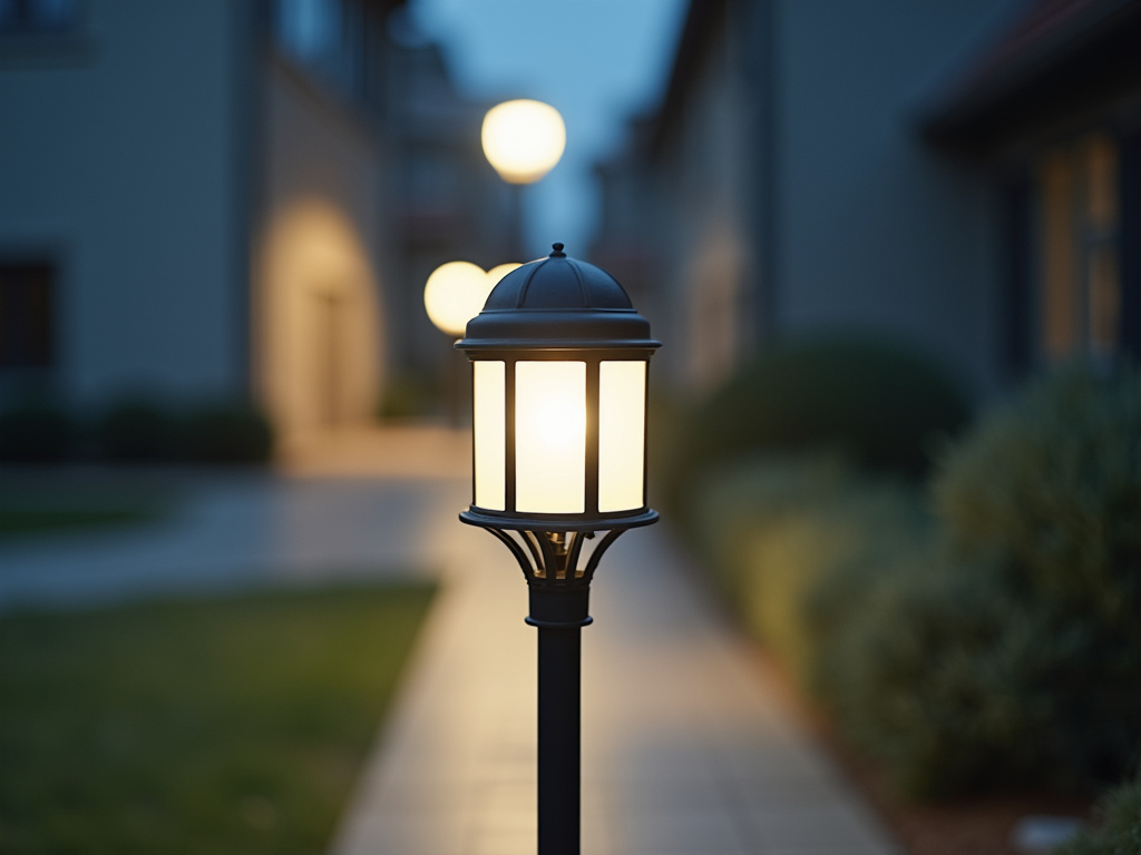Pathway light fixture — solar lighting systems