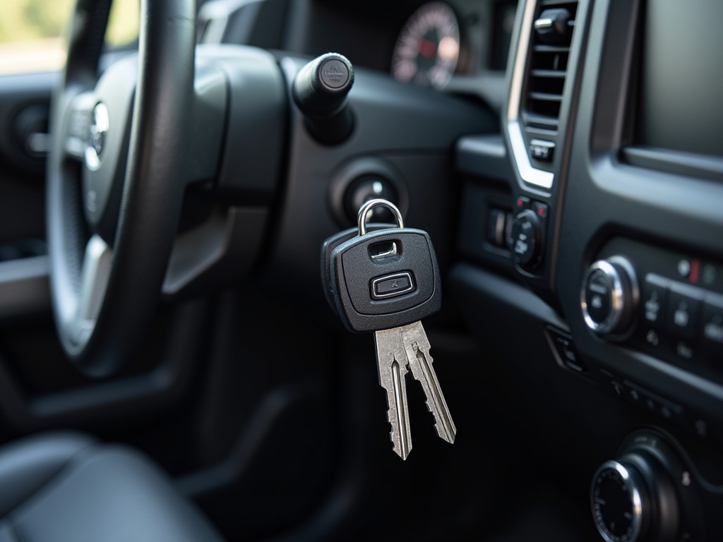 Pickup truck keys — Wyoming title loans