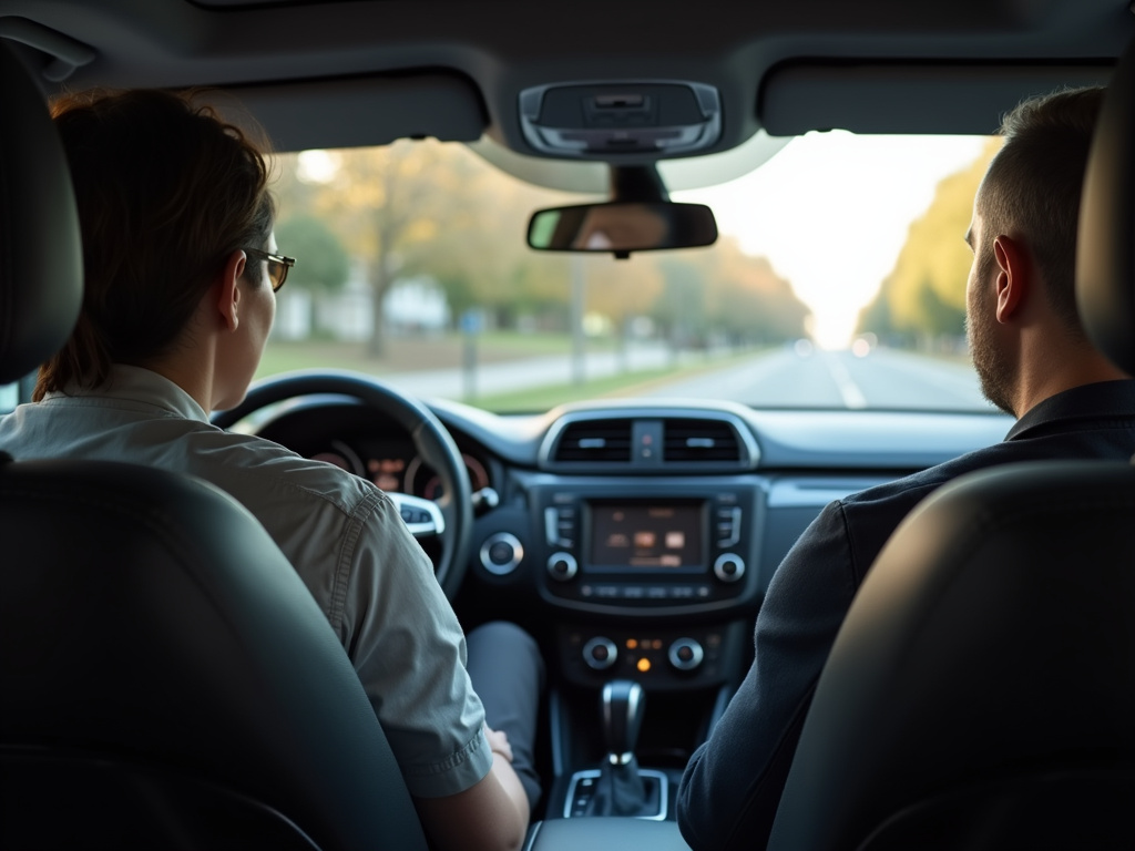 Rideshare car interior — rideshare accident lawyer phoenix