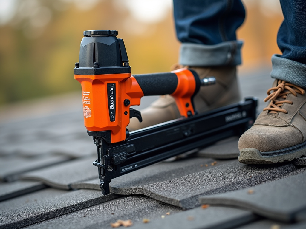 Roof nail gun — roofing dacula ga