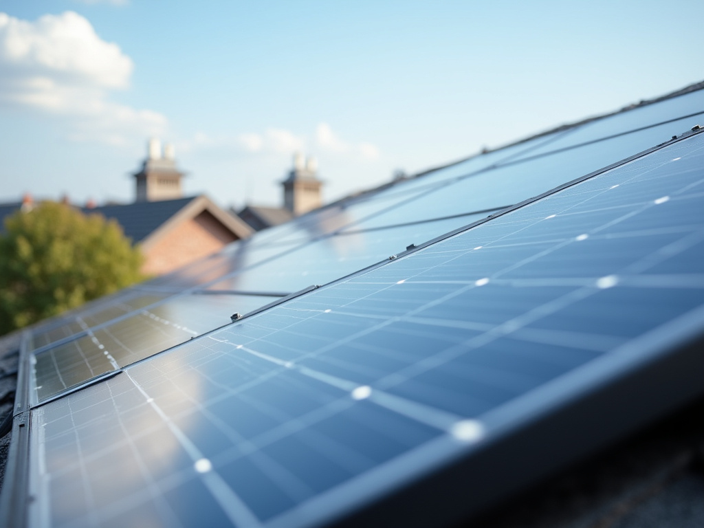 Rooftop solar panel — solar lighting systems