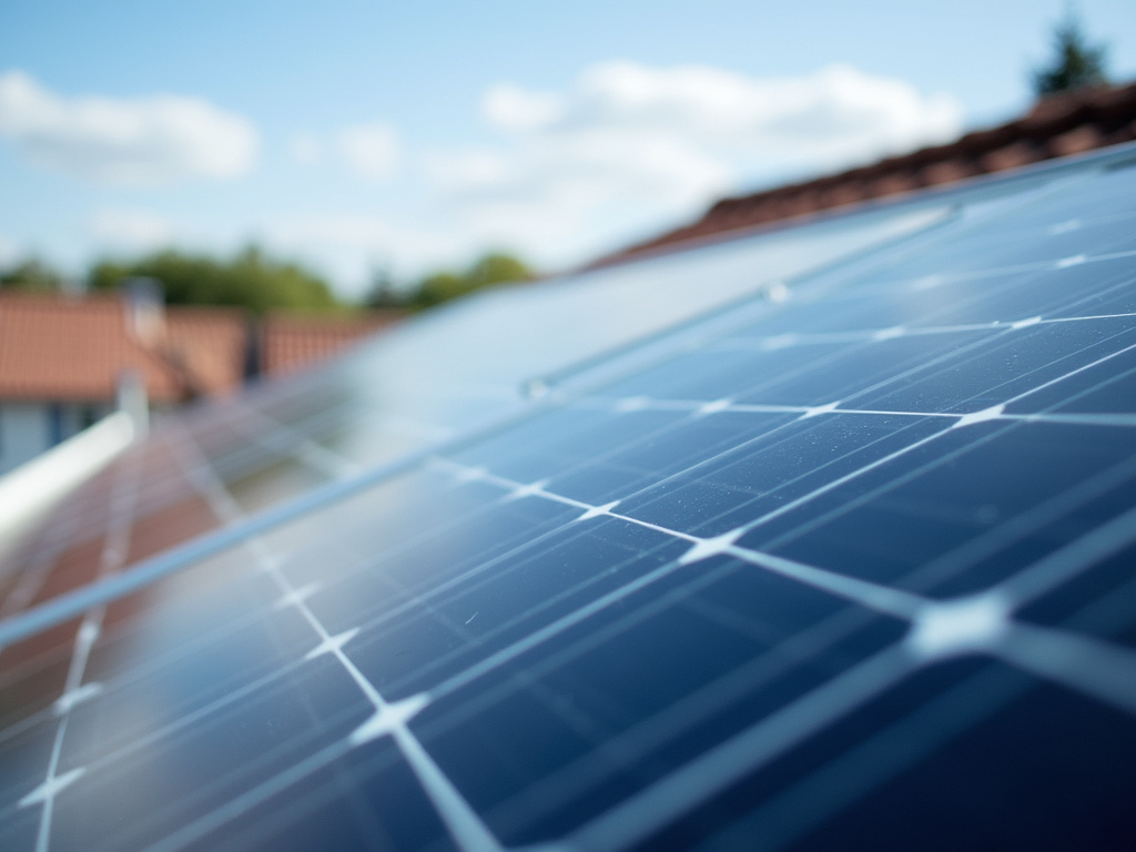 Rooftop solar panel — solar lighting systems