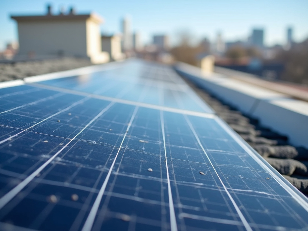 Rooftop solar panel — solar lighting systems