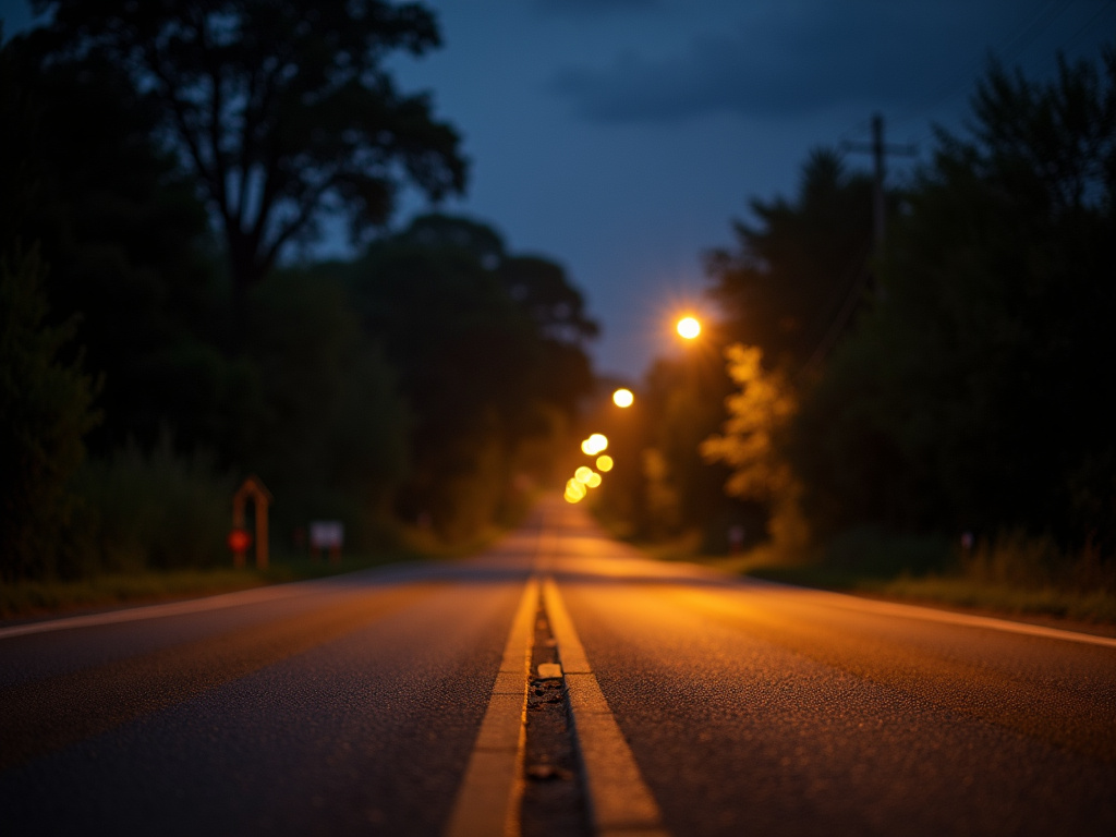 Rural road lighting — solar street lights