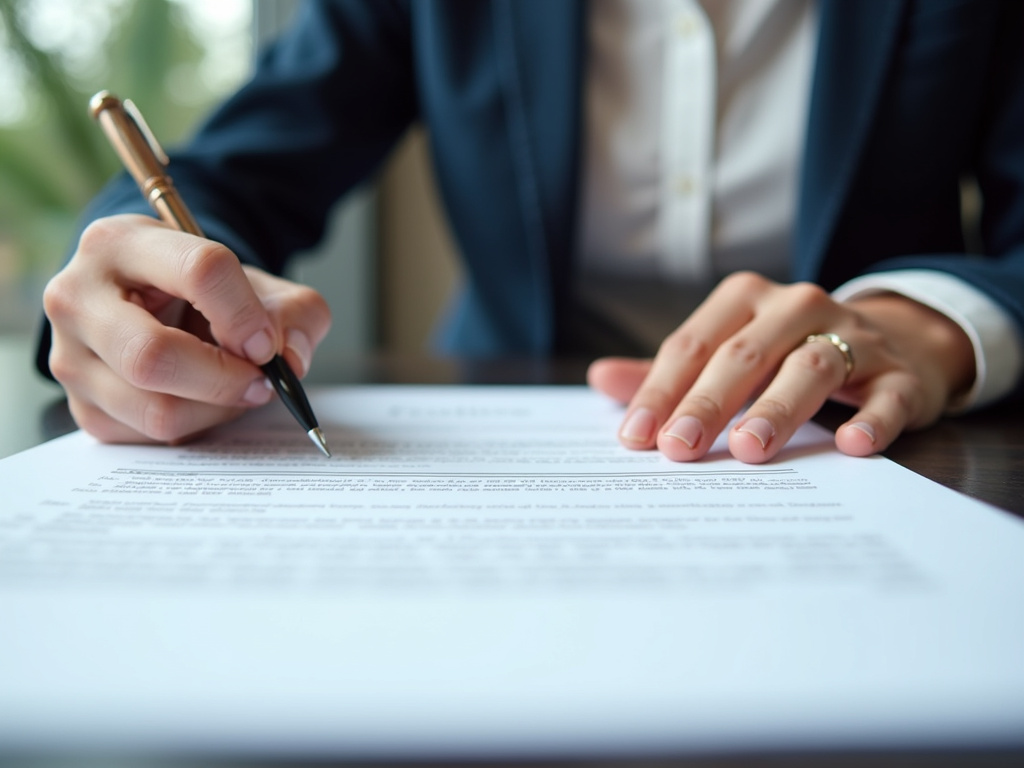 Signing loan paperwork — title loans massachusetts