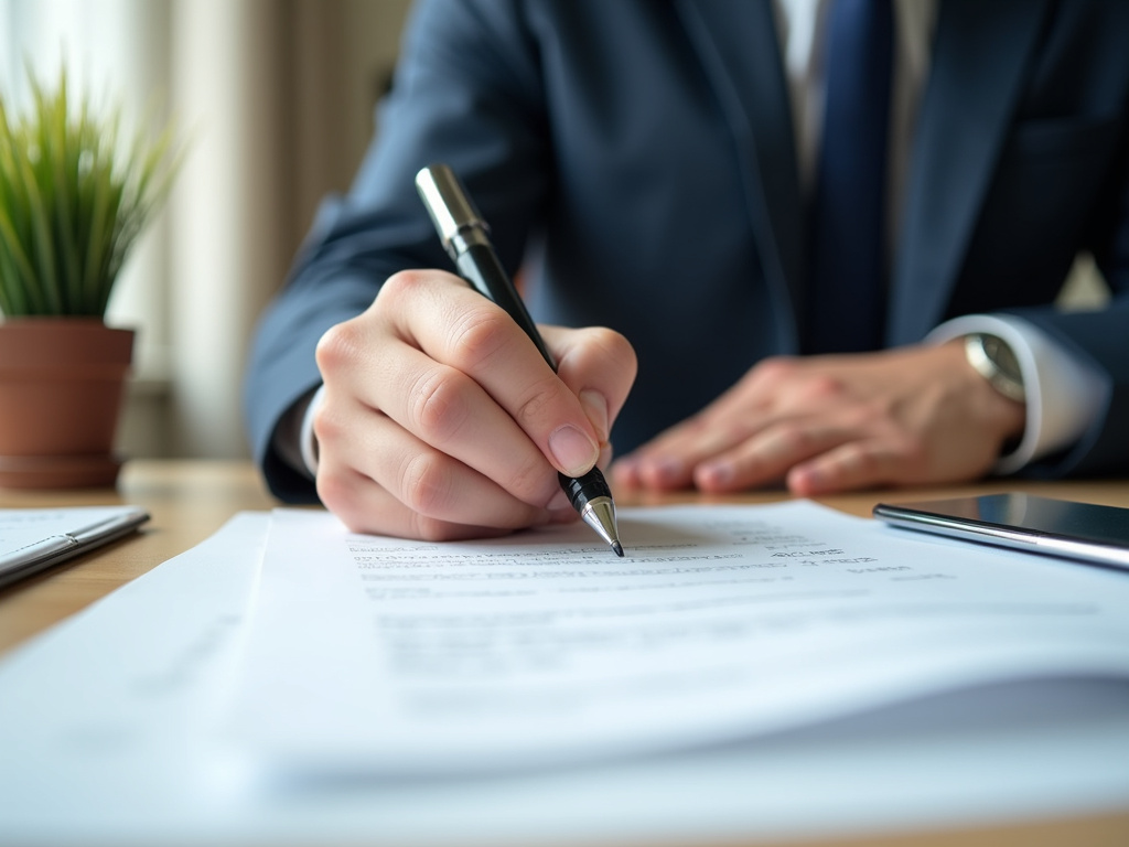 Signing loan paperwork — title loans massachusetts