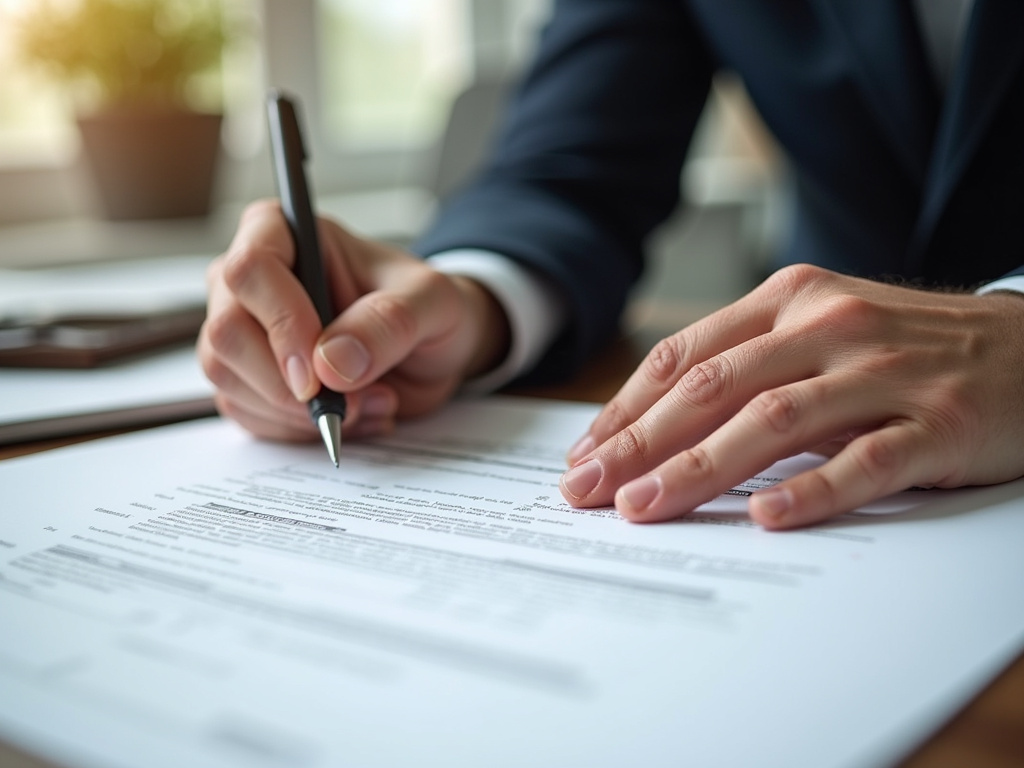 Signing loan paperwork — title loans massachusetts
