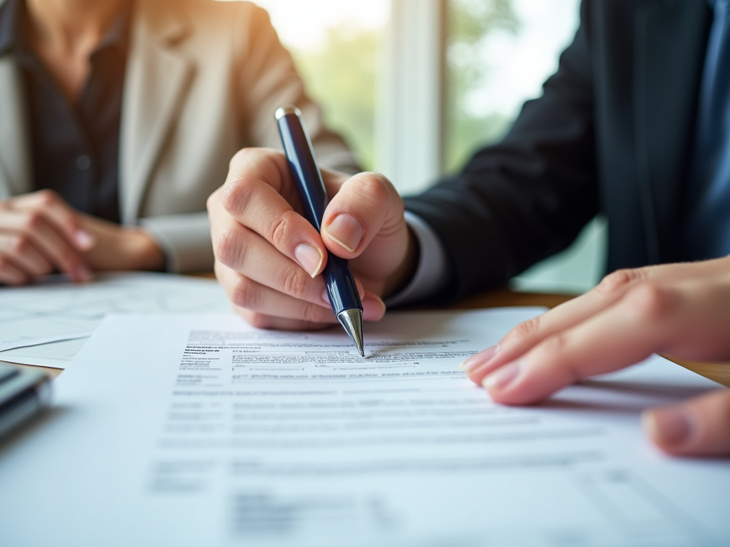 Signing loan paperwork — title loans washington
