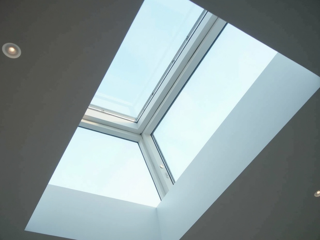 Skylights in ceiling — warehouse solar lighting