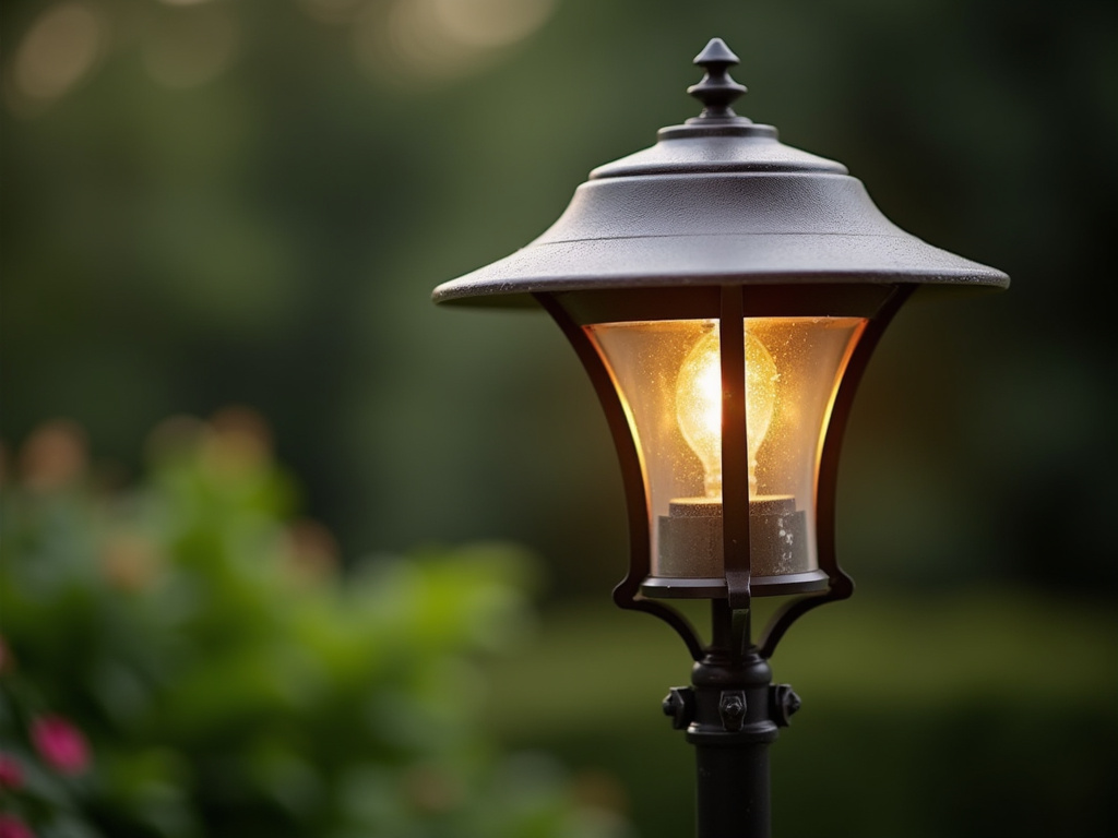 Solar garden lamp — solar lighting systems