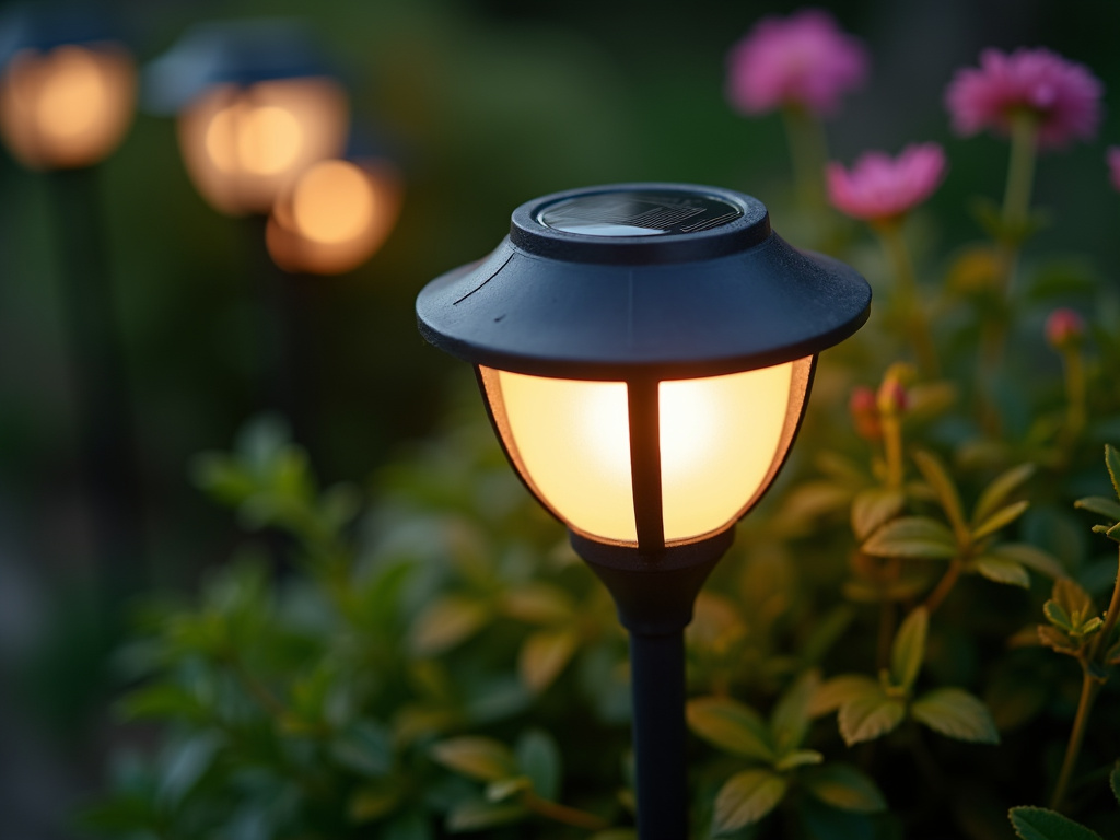 Solar garden lamp — solar lighting systems