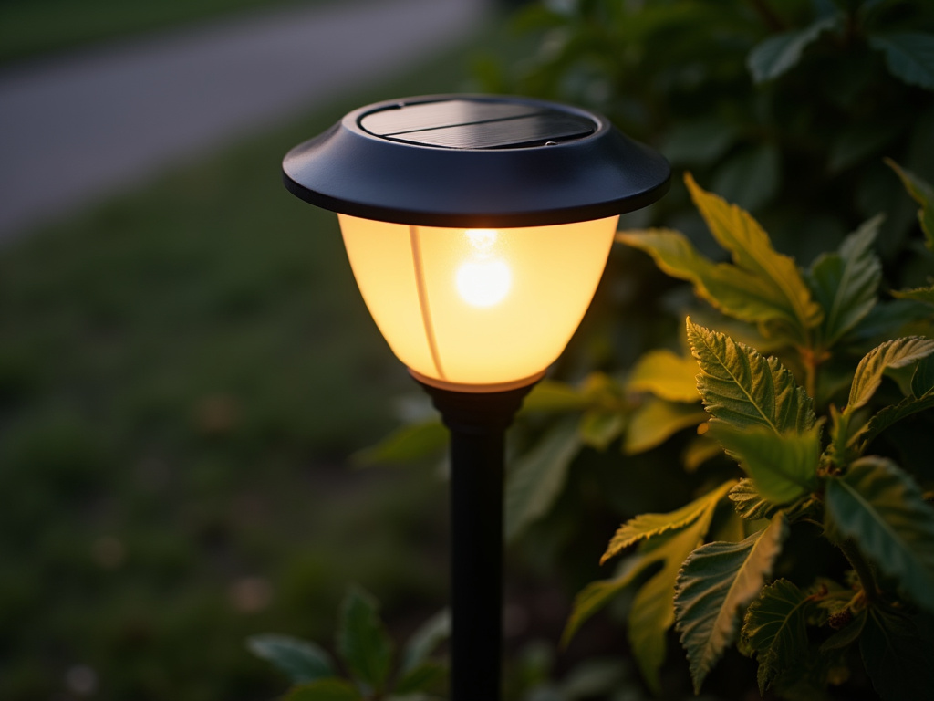 Solar garden lamp — solar lighting systems