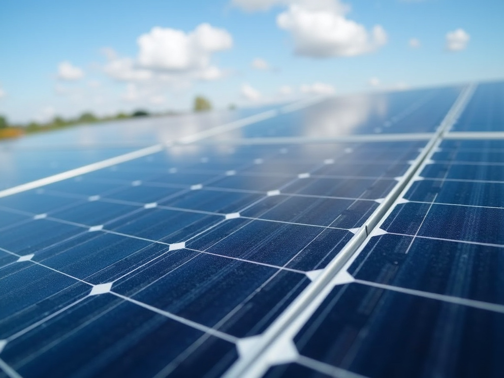 Solar panel array — sports field solar lighting