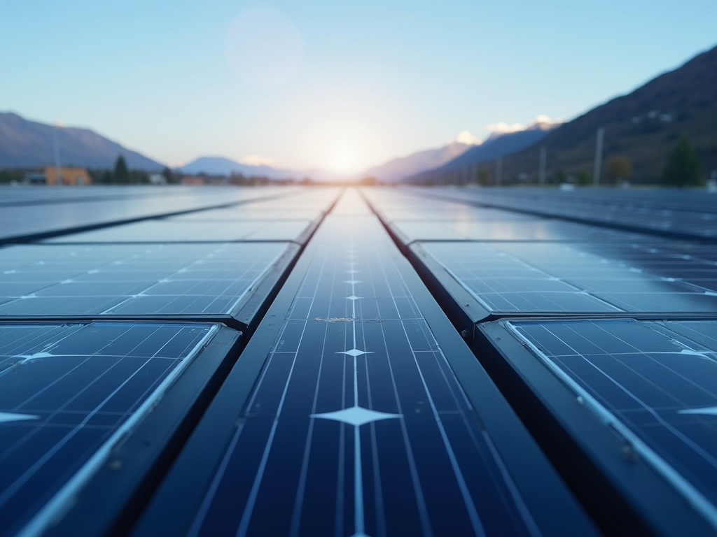 Solar panel intersection — solar traffic light