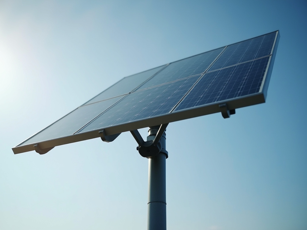 Solar panel pole — solar street lights