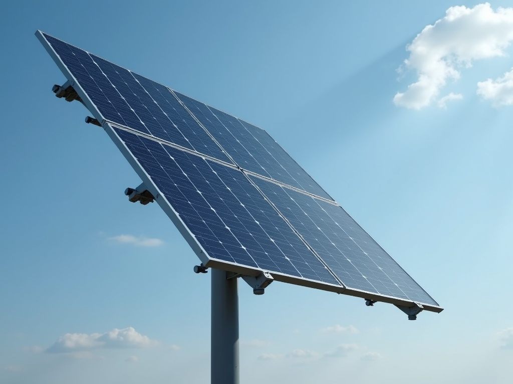 Solar panel pole — solar street lights