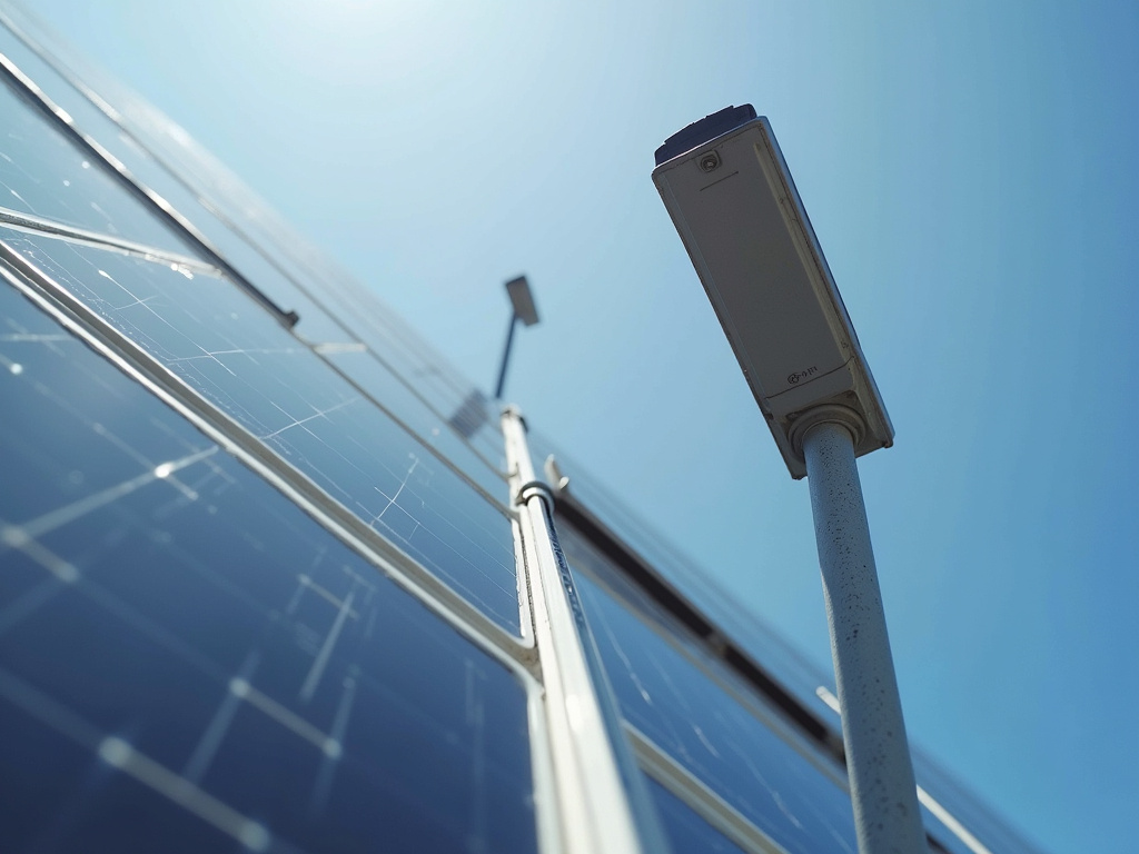 Solar panel pole — solar street lights