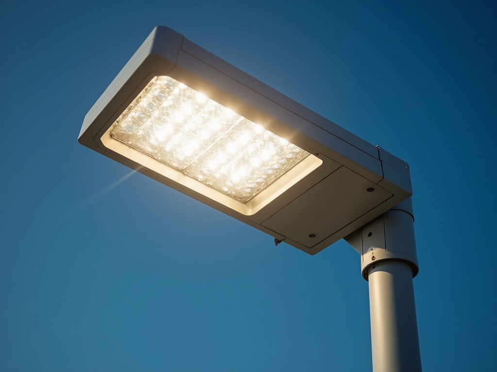 Solar streetlight — off-grid infrastructure lighting