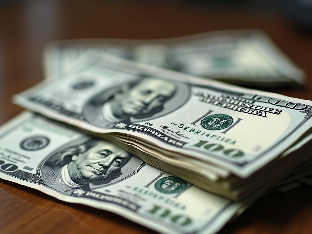 Stack of cash — Washington title loans