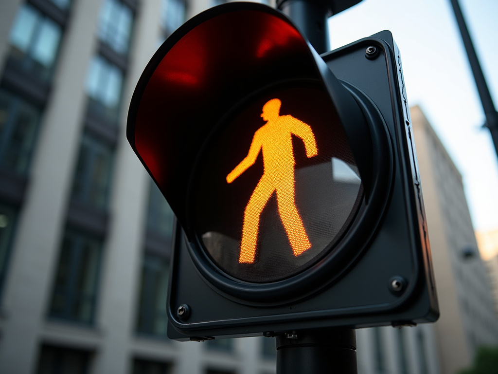 Street crossing signal — solar traffic light