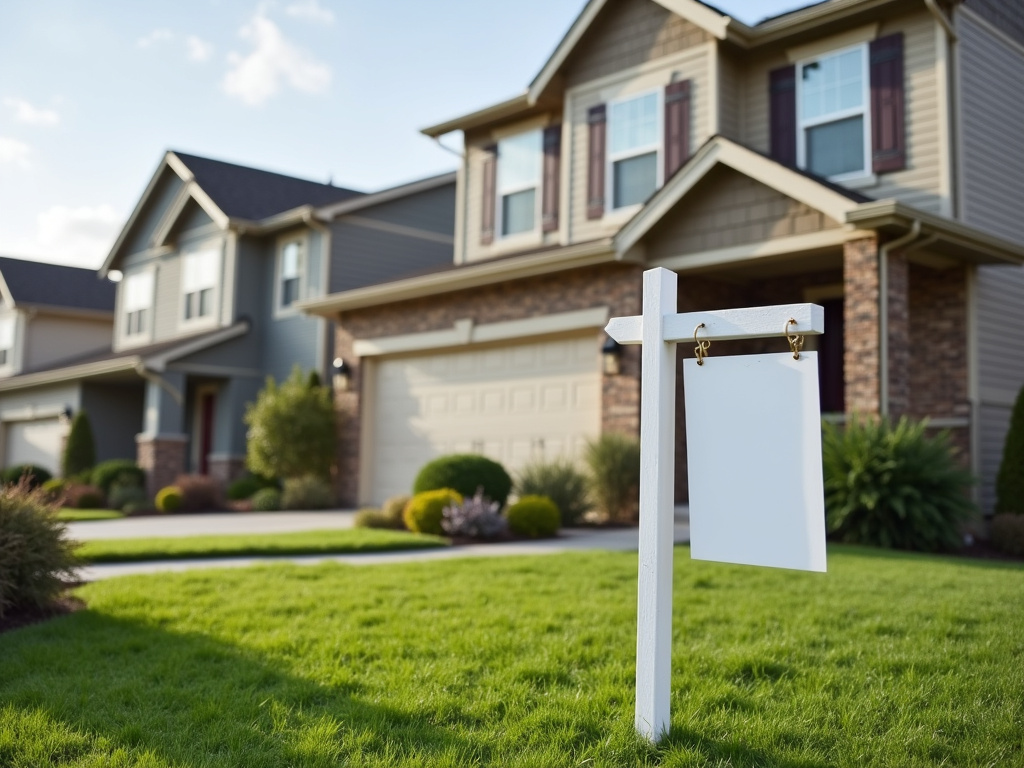 Suburban house exterior — impact garage doors boca raton