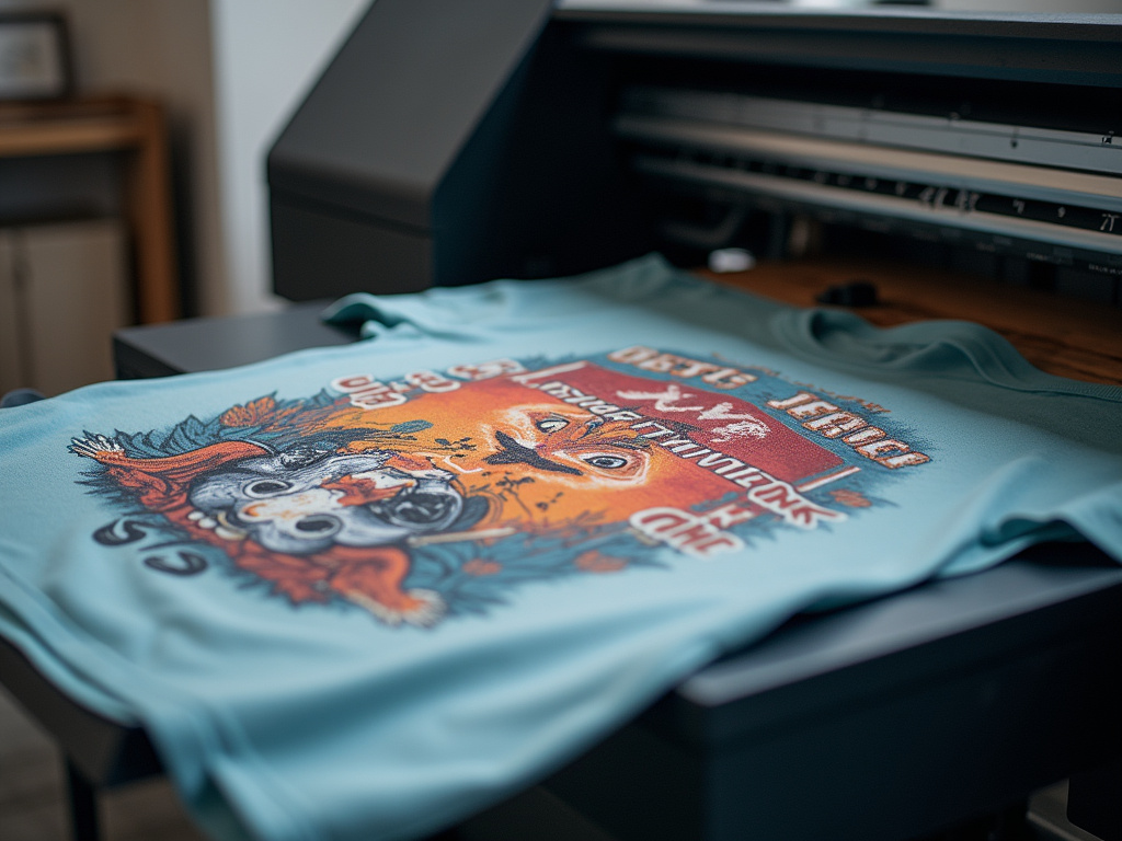 T shirt printing — custom dtf transfers