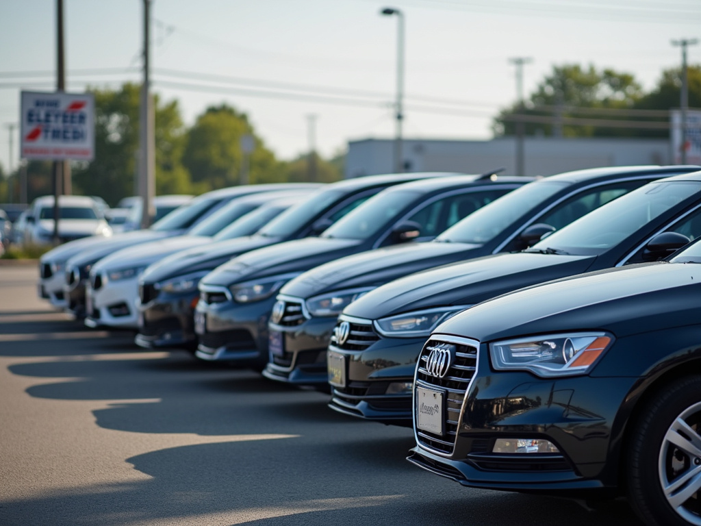 Used car lot — Mississippi title loans