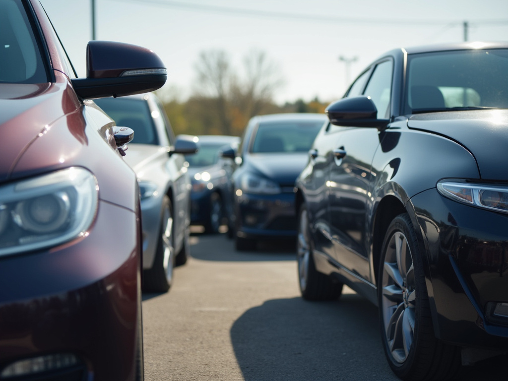 Used car lot — Oklahoma title loans