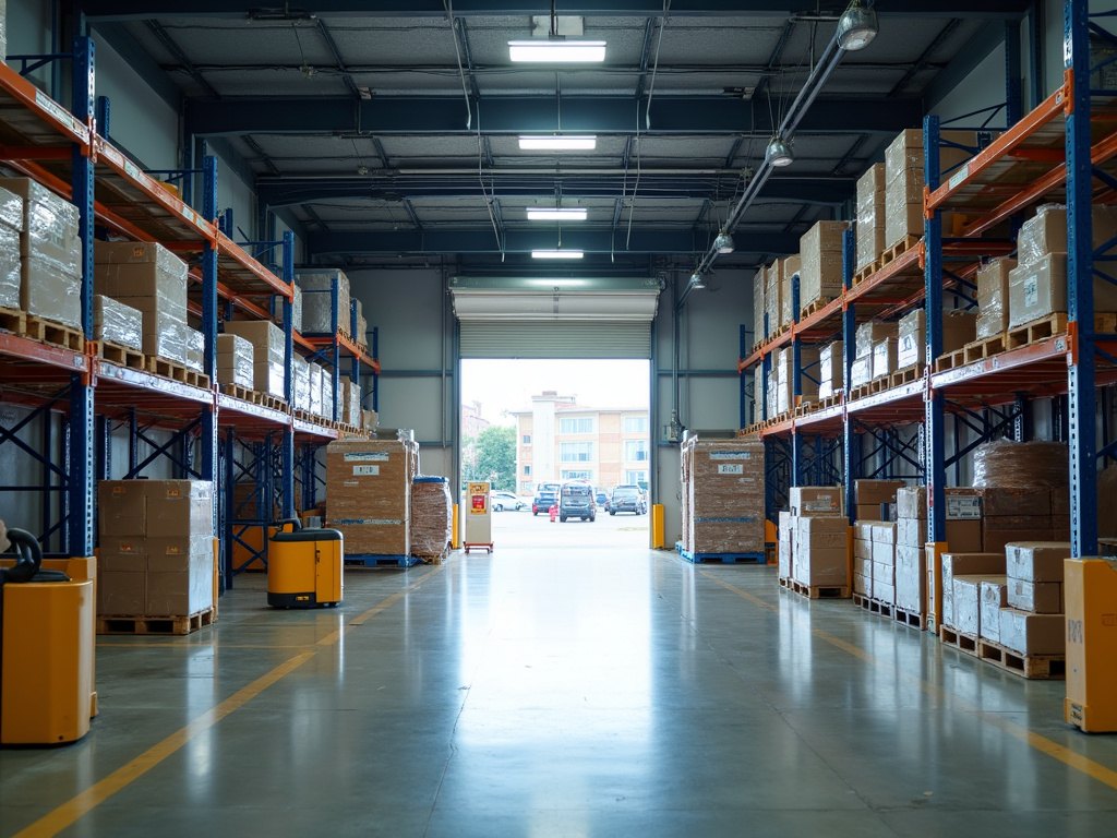 Warehouse loading dock — warehouse solar lighting