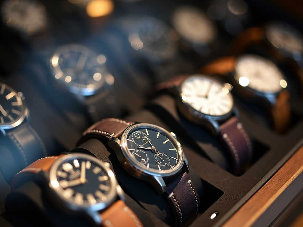 Watch display case — omega watches