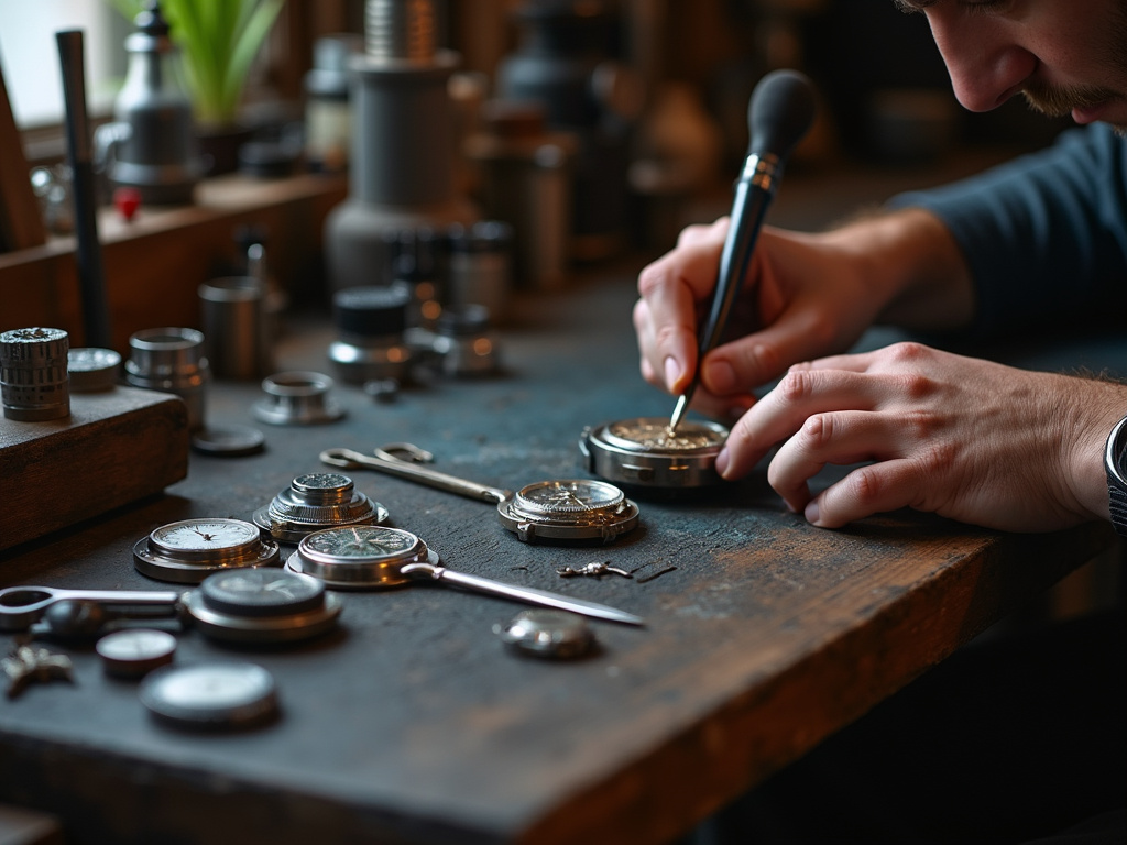 Watchmaker workbench — iwc schaffhausen watches